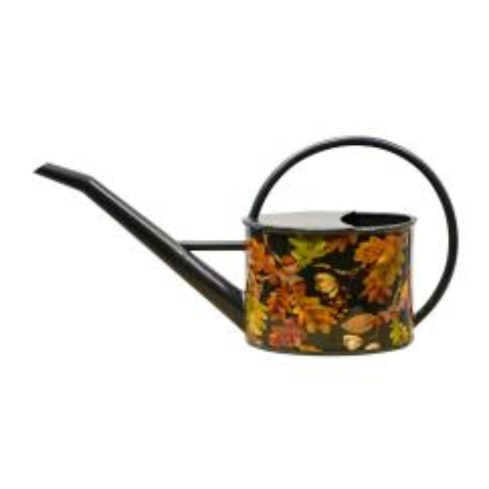 Ivyline 20cm Maisie Autumn Leaf Metal Watering Can