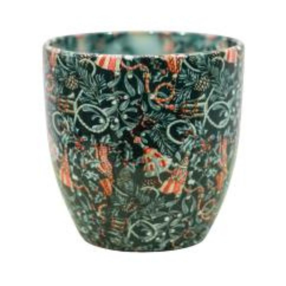 Ivyline 15cm Christmas Foliage Planter - Green