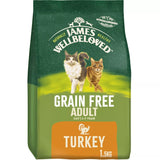James Wellbeloved 1.5kg Turkey Adult No Cereal Dry Cat Food - Old Railway Line Garden Centre