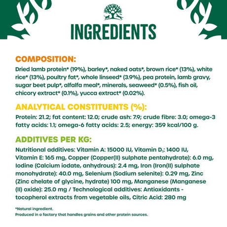 James Wellbeloved 15kg Lamb & Rice Large Breed Adult Dry Dog Food