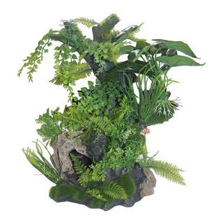 J&K Aquatics Medium Root and Plants Aquarium Fish Tank Hideaway Ornament Decor - Old Railway Line Garden Centre