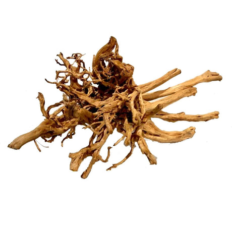 J&K Aquatics Red Moor Xl Stump Aquarium Fish Tank Ornament Decor - Old Railway Line Garden Centre