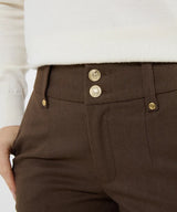 Joe Browns Double Button Wide Leg Trouser - Khaki