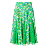 Joe Browns Floral Dreams Woven Knee Length Godet Skirt - Green