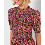 Joe Browns Jasmine Shirred Bodice Dress - Pink