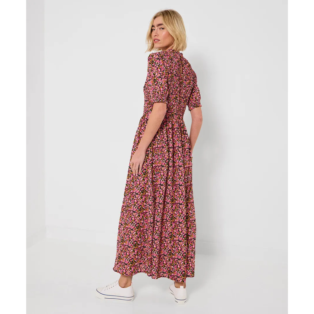 Joe Browns Jasmine Shirred Bodice Dress - Pink