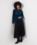 Joe Browns Lace Tiered Tulle Underlayer Maxi Skirt - Black