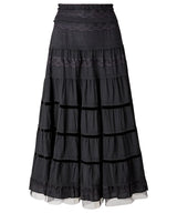 Joe Browns Lace Tiered Tulle Underlayer Maxi Skirt - Black