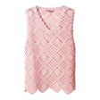 Joe Browns Liliana Crochet Vest - Blush - Old Railway Line Garden Centre