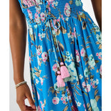 Joe Browns Millie Floral Maxi Dress - Blue