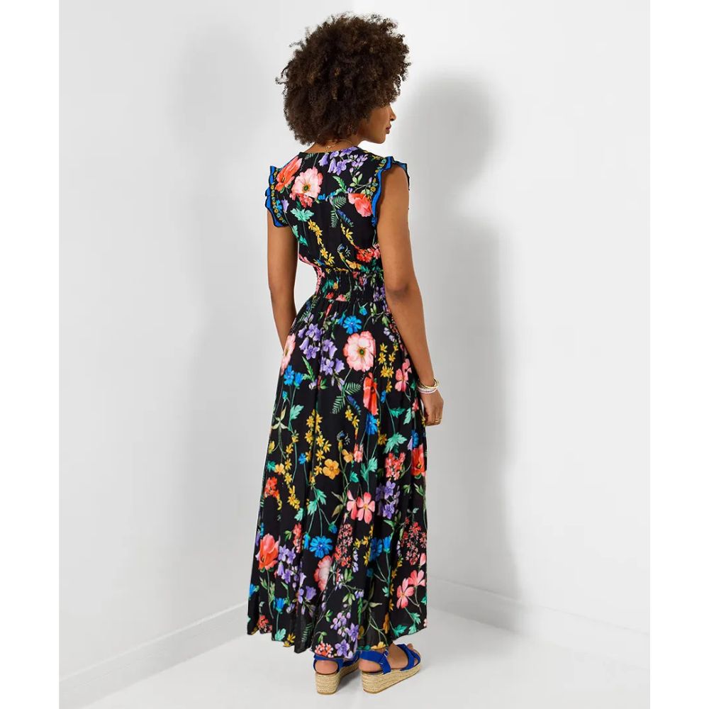 Joe Browns Ophelia Floral Maxi Dress - Black