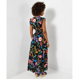 Joe Browns Ophelia Floral Maxi Dress - Black