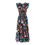 Joe Browns Ophelia Floral Maxi Dress - Black