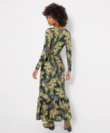 Joe Browns Orla Long Sleeve Jersey Maxi Dress - Green