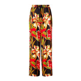 Joe Browns Paloma Printed Floral Wide Leg Trousers - Black