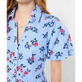 Joe Browns Sasha Stripe Shirt Dress - Blue