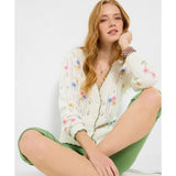 Joe Browns Spring Florals Embroidered Cardigan - White - Old Railway Line Garden Centre