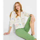 Joe Browns Spring Florals Embroidered Cardigan - White