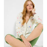 Joe Browns Spring Florals Embroidered Cardigan - White