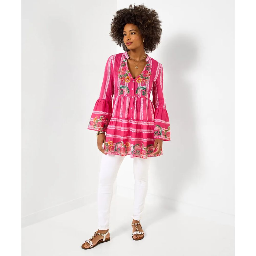 Joe Browns Sunny Vibes Tunic Dress - Pink