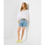 Joe Browns Sunshine Embroidered Cotton Blouse - White