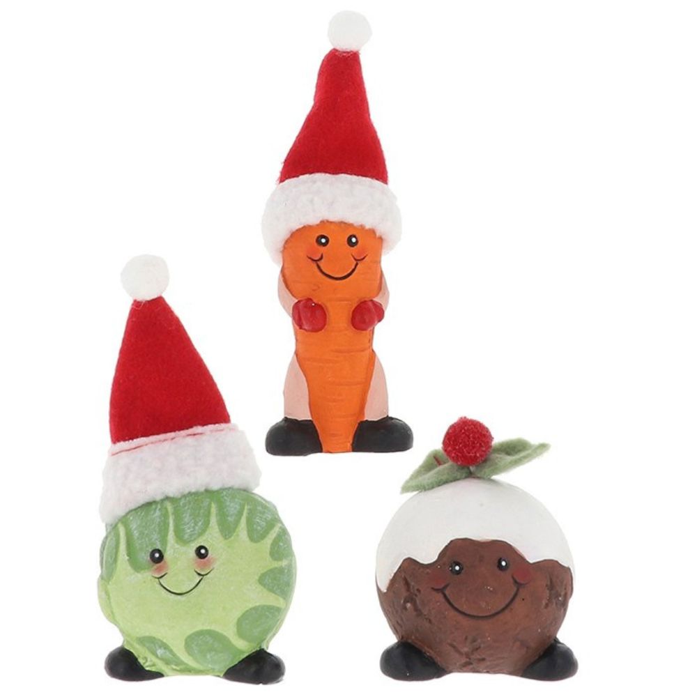 Festive Foodie 11cm Decoration Standing Small (Choice of 3)