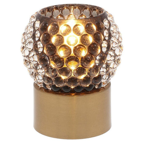 Joe Davies 11cm Grey Bead Round Luxe Lamp - 351031 - Old Railway Line Garden Centre