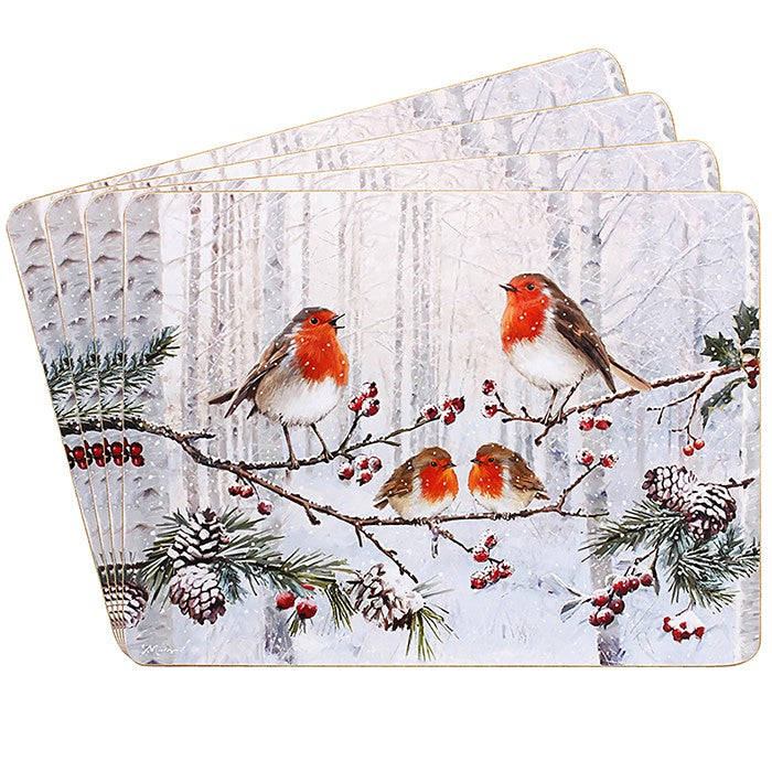 Joe Davies 11cm Macneil Robin Placemat Set of 4