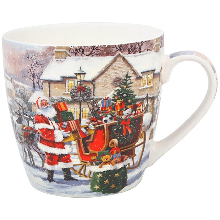 Joe Davies 13cm Macneil Santa Breakfast Mug