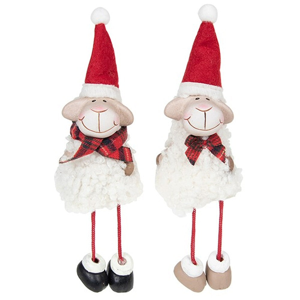 Joe Davies 20cm Christmas Shaggy Sheep with Dangly Legs (Choice of 2)