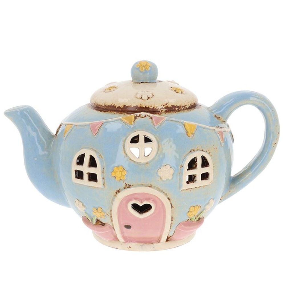 Joe Davis 20cm Village Pottery Teapot Round Tealight