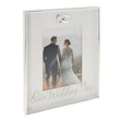 Joe Davies 4x6 Script Wedding Photo Frame - Silver - Old Railway Line Garden Centre