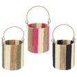 Joe Davies Boho Striped Lantern (Choice of 3) - Old Railway Line Garden Centre