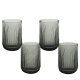 Joe Davies Bright Glass Tumbler Smoke Set of 4