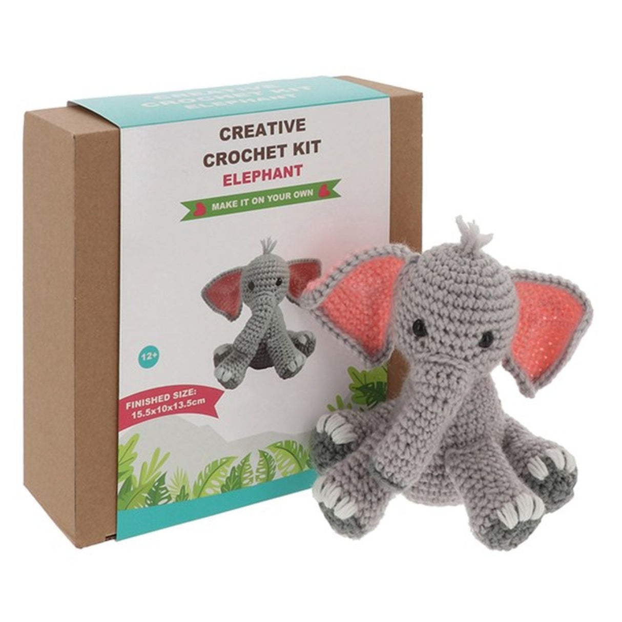 Joe Davies Creative Crochet Kit - Elephant - Old Railway Line Garden Centre