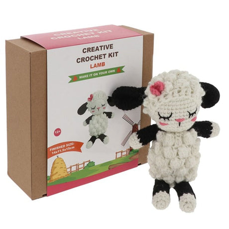 Joe Davies Creative Crochet Kit - Lamb - Old Railway Line Garden Centre