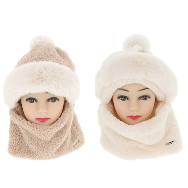 Joe Davies Faux Fur One Piece Hat Scarf - Old Railway Line Garden Centre