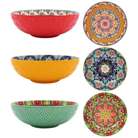 Joe Davies Large Tuscany Salad Bowl (Choice of 3) - Old Railway Line Garden Centre