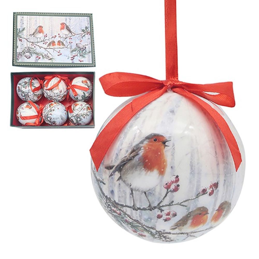 Joe Davies Macneil Robin Baubles Set of 6