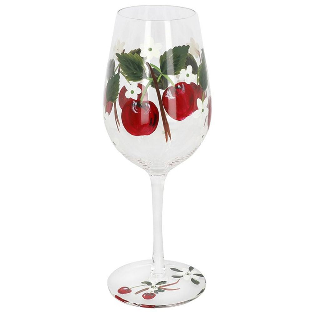 Joe Davis My Favourite Cherry Wine Glass