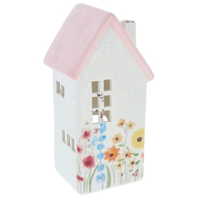 Joe Davies Pink Garden House Tealight - Large - Old Railway Line Garden Centre