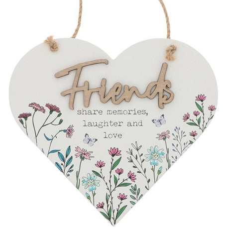 Joe Davies Sweet Meadow Hanging Heart - Friends - Old Railway Line Garden Centre