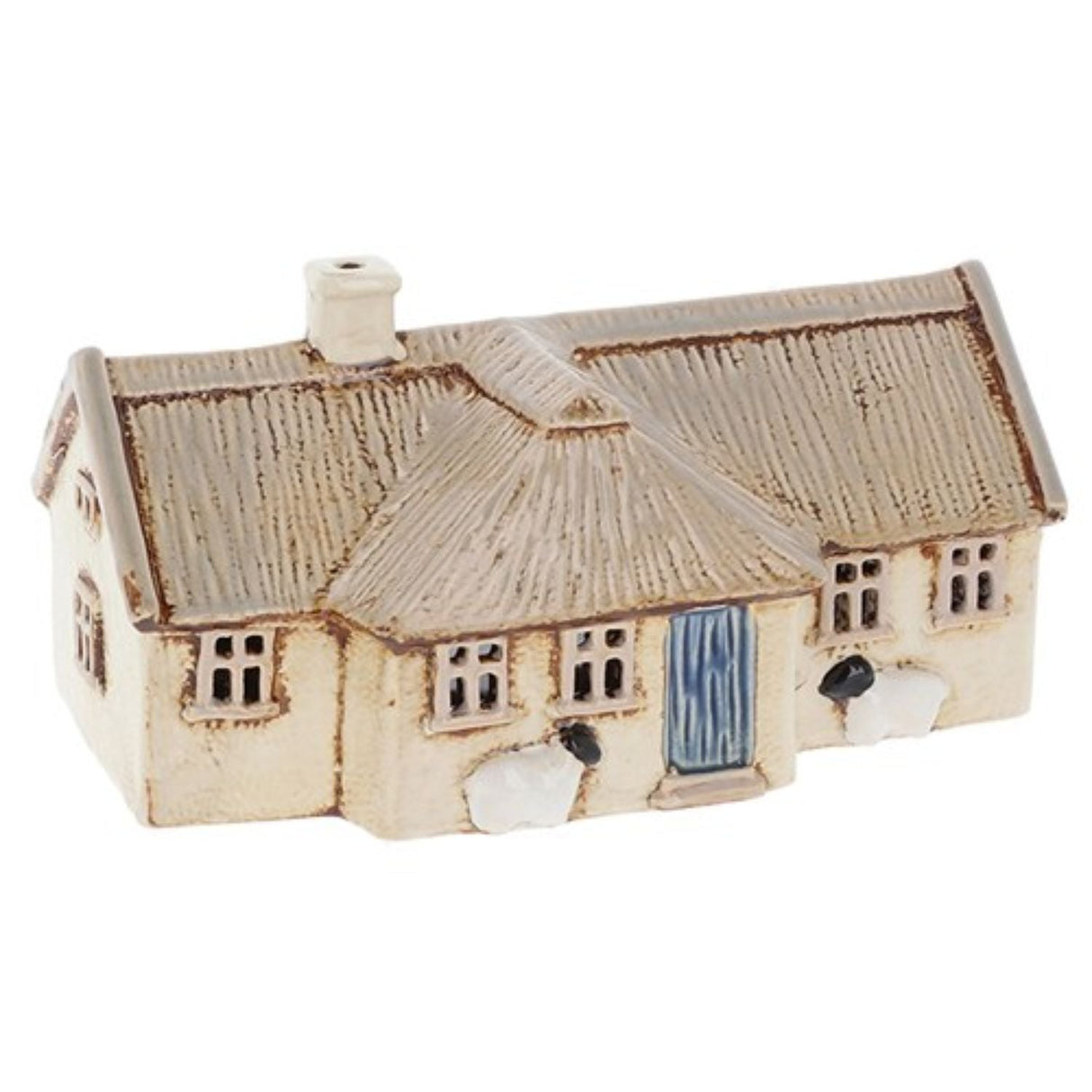 Joe Davies Village Pottery Croft House Ornament - Old Railway Line Garden Centre