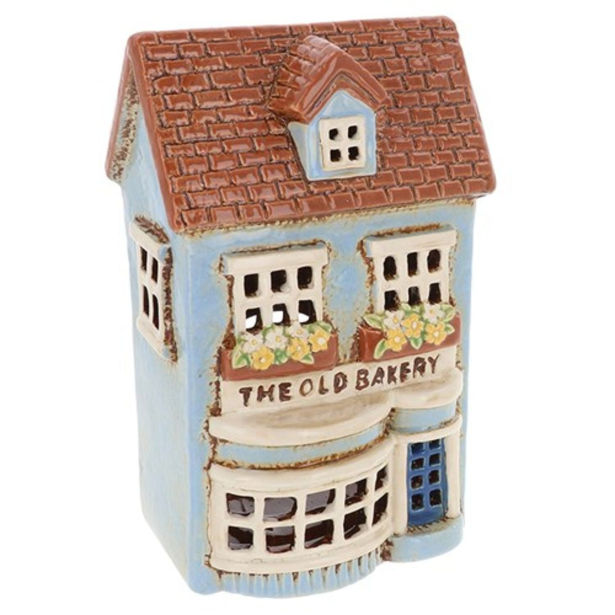Joe Davies Village Pottery Old Bakery Tealight - Old Railway Line Garden Centre