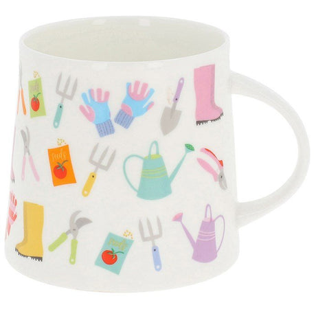 Joe Davies WJB Tools Bone China Mug - WJB02 - Old Railway Line Garden Centre