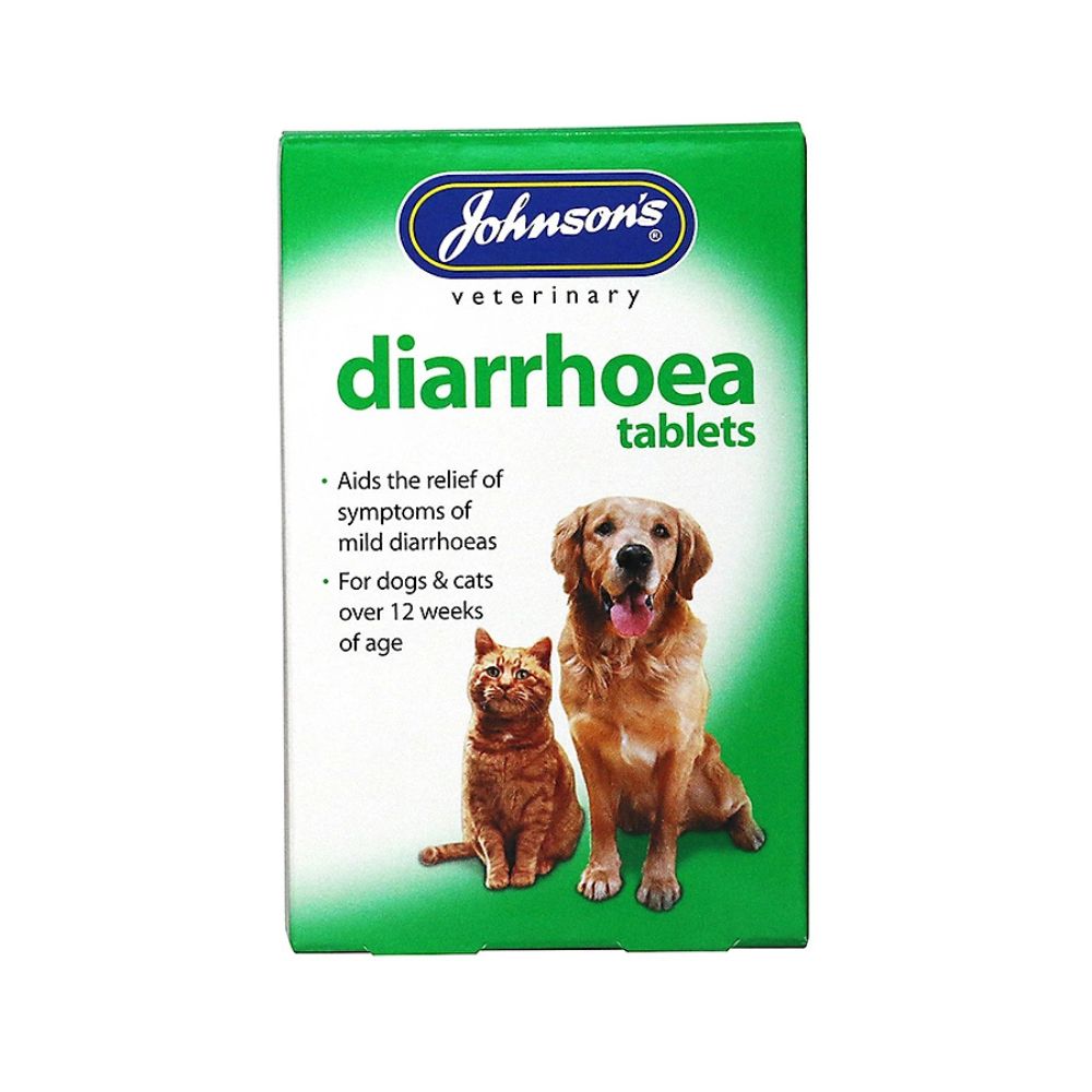Johnsons 12 Diarrhoea Tablets For Cats & Dogs