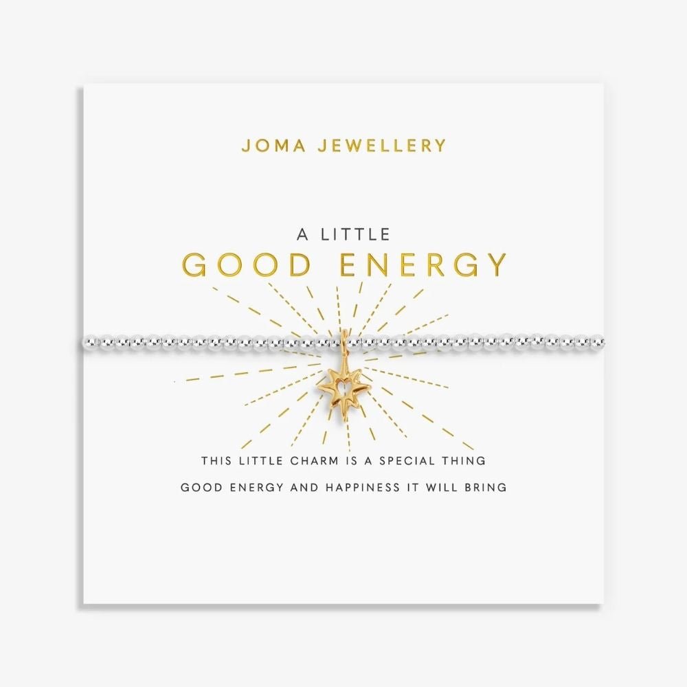 Joma Jewellery A Little Good Energy Silver & Gold Plated Bracelet - Old Railway Line Garden Centre