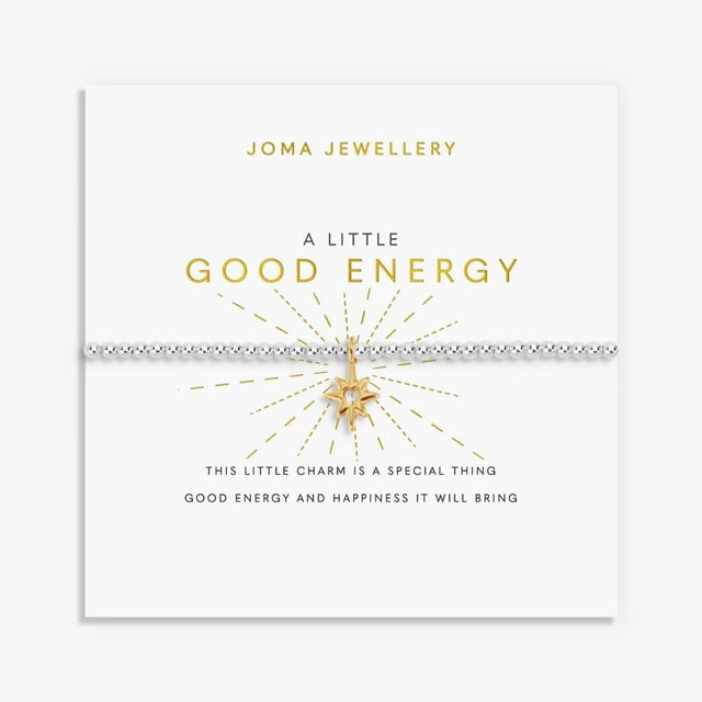 Joma Jewellery A Little Good Energy Silver & Gold Plated Bracelet - Old Railway Line Garden Centre