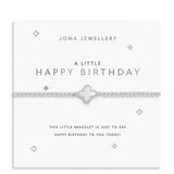 Joma Jewellery A Little 'Happy Birthday' Silver Plated Bracelet