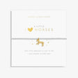 Joma Jewellery A Little 'I Love Horses' Bracelet - Silver - Old Railway Line Garden Centre